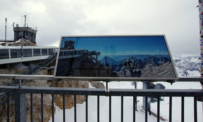 Zugspitze the highest peak of the Wetterstein Mountains and the highest mountain in Germany.