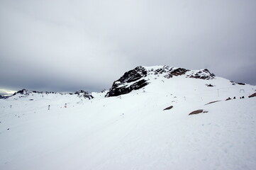 Zugspitze the highest peak of the Wetterstein Mountains and the highest mountain in Germany.