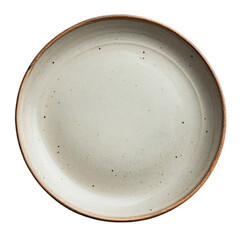 empty plate isolated isolated on transparent background