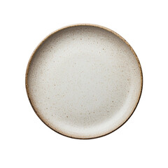 empty plate isolated isolated on transparent background