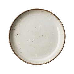 empty plate isolated isolated on transparent background
