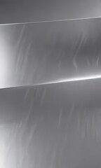 Sleek silver metallic surface, highly polished and reflective ,  chrome,  background
