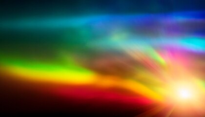 Obraz premium rainbow light leaks textures