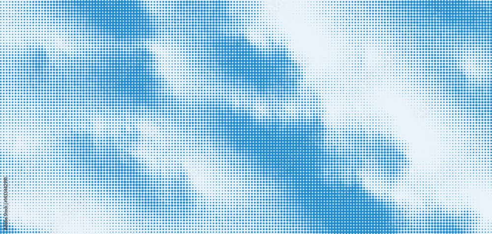 Poster halftone overlay texture creates a moire water effect for unique artistic background designs