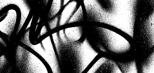 Graffiti spray texture reveals intricate patterns of urban art in a gritty environment © annetdebar