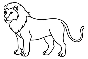 Royal Lion Linework
