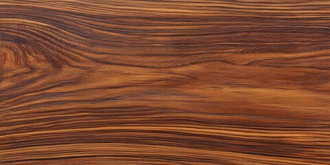Rich, dark wood grain with a wavy pattern