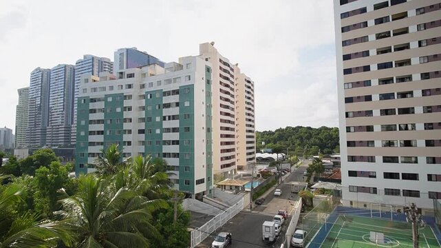 Vista panor&acirc;mica da cidade de Salvador, bairro Stiep