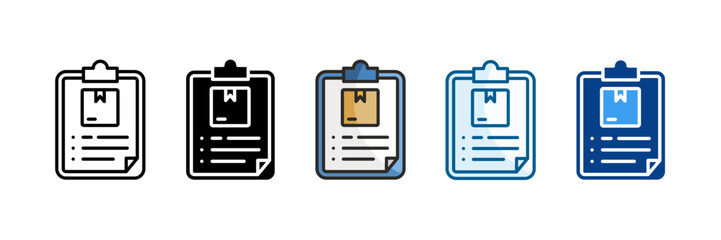 Compliance Reporting Icon Set Multiple Style Collection