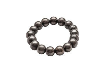 Obraz premium Elegant metallic bracelet made of polished round beads perfect for casual or formal occasions