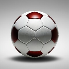 Fototapeta premium soccer ball with flag