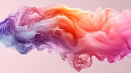 Colorful Smoke Swirls Abstract. (3)