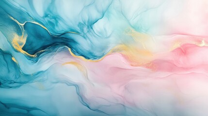 Obraz premium Soft watercolor splash with delicate gradients, Ultr