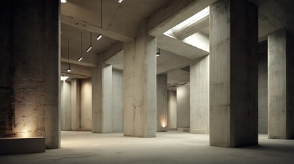 Concrete Interior Space