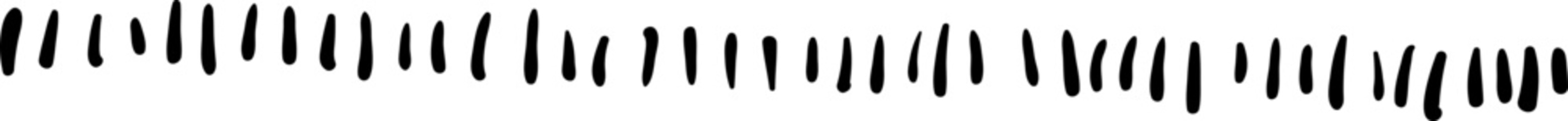 separator divider doodle hand drawing element scribble illustration set