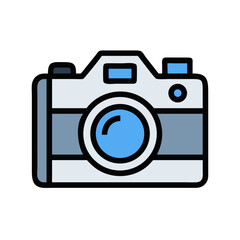Camera for Travel Photos Icon Design