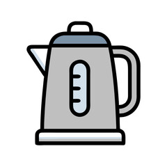 Electric Kettle for Water Icon Design