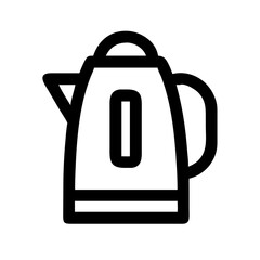 Obraz premium Electric Kettle for Water Icon Design