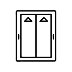 Elevator Door Panel Icon Design