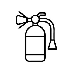 Fire Safety Extinguisher Unit Icon Design