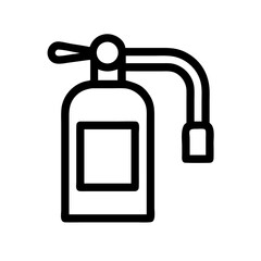Fire Safety Extinguisher Unit Icon Design