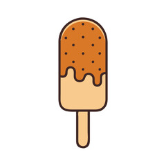 Ice Cream on Stick Icon Design