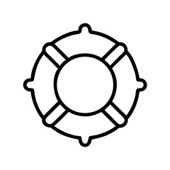 Life Preserver Ring Icon Design