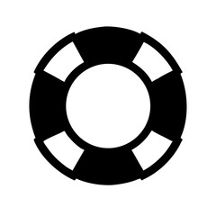 Naklejka premium Life Preserver Ring Icon Design