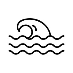 Ocean Wave and Water Icon Design