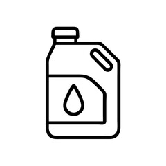 Oil Canister Container Icon Design
