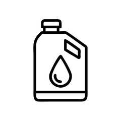 Oil Canister Container Icon Design