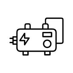 Power Station Generator Icon Design