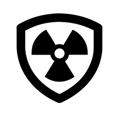 Radiation Shield Symbol Icon Design