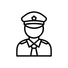 Ship Captain Illustration Icon Design