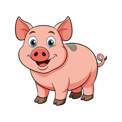 cartoon pig cartoon