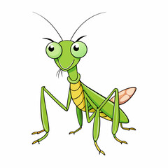green grasshopper cartoon