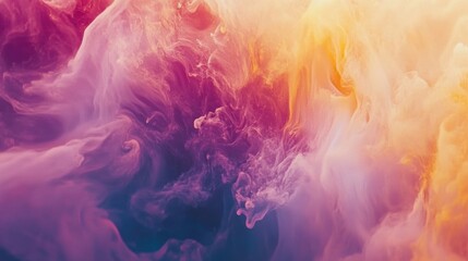 Obraz premium Holographic Liquid Waves with Soft Pastel Tones
