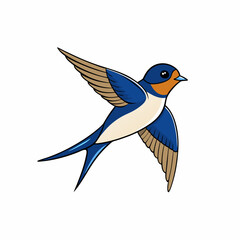vector illustration of a bird