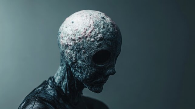 Mysterious figure soft tones image