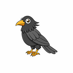Obraz premium vector illustration of a bird
