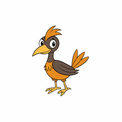 vector illustration of a bird