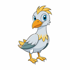 chicken cartoon waving