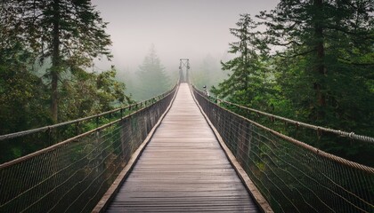 Floating Bridge Connecting Two Forests 