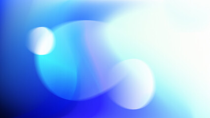 abstract blue gradient background with bokeh