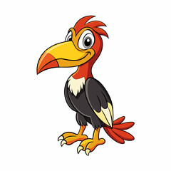 illustration of a cartoon bird