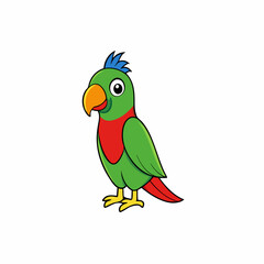 parrot on a branch