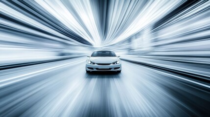 Fototapeta premium High-Speed Urban Vehicle Motion