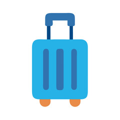 Obraz premium Travel Suitcase with Handle Icon Design