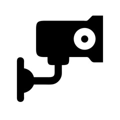 Wall Mounted Surveillance Camera Icon Design