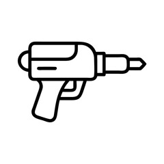Water Gun Beach Toy Icon Design